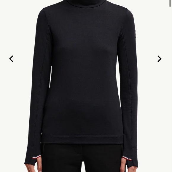 MONCLER NWT BLACK DOLCEVITA TURTLENECK NEIMAN MARCUS $555 ALL TAGS ATTACHED - Picture 2 of 7